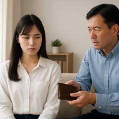 社会人になった娘に「家にお金を入れてほしい」と伝えたら、不満そう…。実家暮らしなら生活費を入れるのが普通では？ (FF)   |  ガチの子供部屋おじさんだが