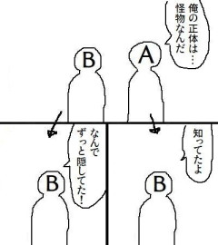 【画像】「主人公が重大な秘密を明かした時」の仲間の反応ｗｗｗ