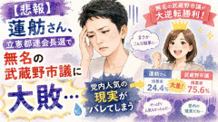 【悲報】蓮舫さん、政治生命終了