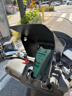 バイク用スマホサンバイザー作ったったｗｗｗｗｗｗｗ
