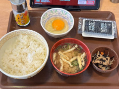 【悲報】すき家さんの一番安いモーニング（330円）、ガチで寂しすぎるｗｗｗｗｗｗｗｗｗｗ