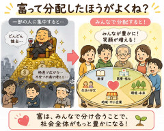 富って分配したほうがよくね?