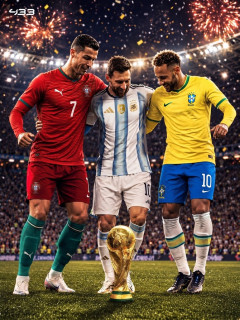 【速報】メッシ、ネイマール、ロナウドがW杯出場へ！3選手とも最後のW杯になる模様wwwww