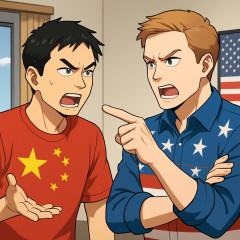 米国在住の中国人さん「敗戦国が何を優越感をひけらかしてるんだよ こっちはあくまで勝利国だぞ」   |  流れにわろた