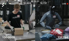 人間vs人型ロボット、小荷物の仕分け対決でなんとか勝利「人間が勝つのはこれが最後だ」！