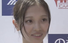 【動画】陸上女子、アイドル級にカワイイ顔面を晒してしまう