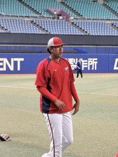 カープ菊地ハルン、1軍合流！