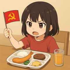 共産党「お子様ランチの旗は対象外というが、お子様ランチを政治的に利用すれば対象とされかねない」