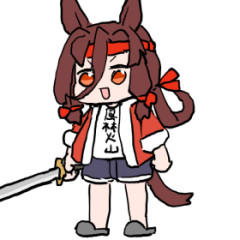 【ウマ娘】うろ覚えで描かれたクソダサインナーちゃん