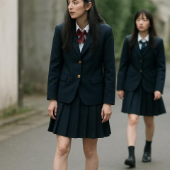 「女子高生、ブレザー、ローファー」…独り言を言い、女子生徒につきまとい 白髪交じりの長身   |  ローファーなんて初めて知ったわ  |  ローファーってなんだい