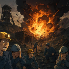 中国の炭鉱で爆発 ５０人以上死亡   #速報 |  まだ炭鉱を掘っている、という…