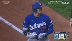 大谷翔平、第六打席９回２アウト二三塁から今季１６度目のマルチ安打となるタイムリーヒット！！！！！！！！！！！