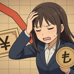 日本円、トルコリラを下回り世界で最も弱い通貨に。