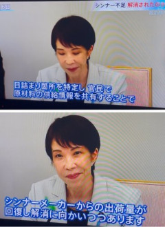 【悲報】4月のサナ「シンナーの目詰まりの原因を特定し対処した 流通は回復するよ」