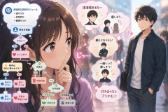 【画像】女性が男性を視認した時の脳内フローチャートがコチラWWWWWWWWWWWWWWWWWWWWWWWWWWW
