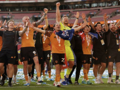 【動画】ハルシティ平河悠が歴史的快挙!! 日本人初の昇格PO決勝で90+4分劇的弾演出、9季ぶりプレミア復帰に導く