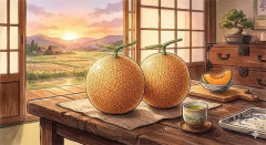 580万円のメロン見てきた🍈