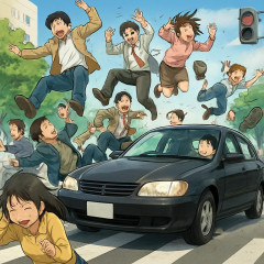 中国人さん、横断信号待ちの群衆に車で突っ込み、数人が宙に舞う🤸🚗   |  sssp://img.5ch.io/ico/taxi.gif  |  黄色いチャリ乗ってた女の人助けに行くの早いな