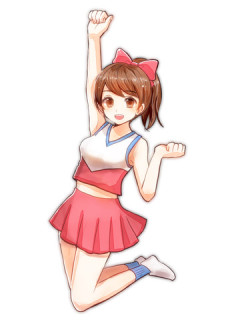 【画像】チアガールさん、とんでもない肉体を見せつけてしまう