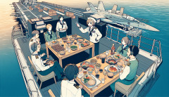 【画像】イランに派遣されたアメリカ海軍空母エイブラハム・リンカーンの乗組員の食事ｗｗｗｗｗｗｗｗ