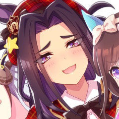 【ウマ娘】キッズに群がられてキリンみたいになってるまめちん