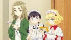 メイドさんは食べるだけ 第8話 感想：珍しくお家でお料理！カレーに夏野菜が美味しそう！