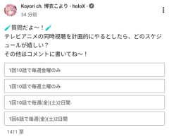 【ホロライブ】こよの同時視聴、助手くんへの配慮により緩和される