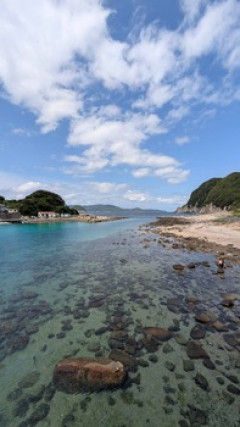 【高知の透明度の高い海】島に来た（※画像あり）