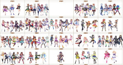 【ウマ娘】一部の世代はスッカラカン…こうやって世代別のウマ娘を見ると格差が酷いね。