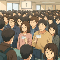 マイナカード更新に1～3ヶ月待ちの混雑、期限切れマイナ免許証は運転禁止（不携帯で逮捕）に注意