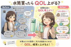 水筒買ったらQOL上がる?