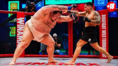 【衝撃】元小結・千代大龍、スペインで“異種格闘技戦”に勝利！無敗ボクサーを豪快投げ、押し込むド迫力！