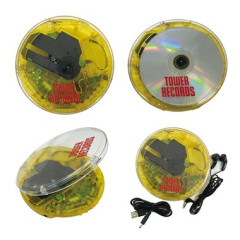 タワレコ､この時代にスケルトンカラーのポータブルCDプレーヤーを発売！！