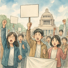 国会前で「オタクによる反戦デモ」開催...「声を上げれば政治は動く」 漫画制作、水彩スケッチ...参加形式の多様化も   |  またバカパヨの扇動だろ