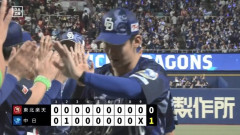 【中日対楽天1回戦】中日が虎の子の１点を守り抜き２年ぶりの交流戦白星発進　マラーは自己最長８回無失点で今季初勝利　借金は１４に減らす