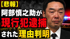 【悲報】阿部慎之助が現行犯逮捕された理由判明