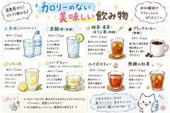 カロリーのない美味しい飲み物教えてくれよ