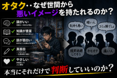 オタク「頭いいです、知識豊富です、話も面白いです、基本真面目です、優しいです」←こいつらが世間で微妙な扱いされる理由ｗｗｗ