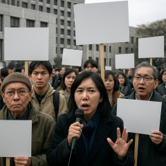 スパイ対策本格化、国会前で抗議 市民ら「監視強まる」と懸念……参加者「私の情報を勝手に見るな」