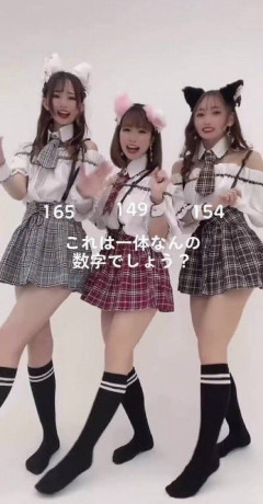 【画像】ムチムチJK3人組「これは一体なんの数字でしょう？」