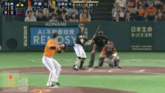 【巨人対ソフトバンク2回戦】ソフトバンク、３回表２アウト一二塁から山本恵大のタイムリーで１点先制！！！！！！！！！！！