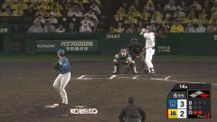 【阪神対日本ハム2回戦】阪神・ディベイニー、来日初打席初球を初ヒット！！！！！！！！！！