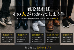 靴を見ればその人がわかってしまうの怖いよな