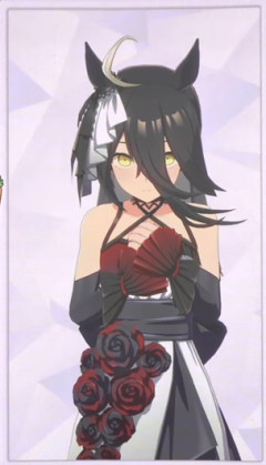 【ウマ娘】ちょっとモデリングが美人過ぎる黒花嫁カフェが新衣装で実装！