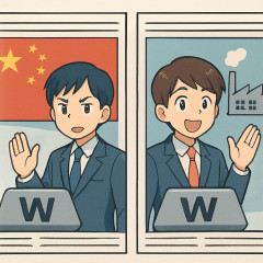 日経新聞「タングステン、中国からの調達完全にストップ」日刊工業新聞「タングステン、安定供給」