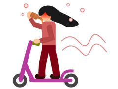 「緊急車両通行します」とサイレン鳴らしながら走行…覆面パトカーに似せた違法改造車で飲酒運転し電柱に衝突した疑い