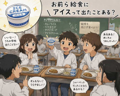 お前ら給食にアイスって出たことある？