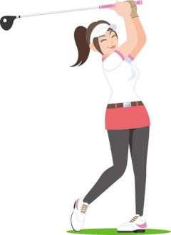 【画像】美人プロゴルファーさん水着になる