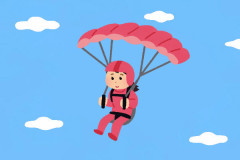 パラグライダーが飛行機に引っ掛けられて墜落、自撮りした映像が恐ろしい