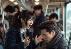 女「イケメンだから痴漢許すとかないから！逆に電車でいきなり美人にお尻触られて嬉しい？！」